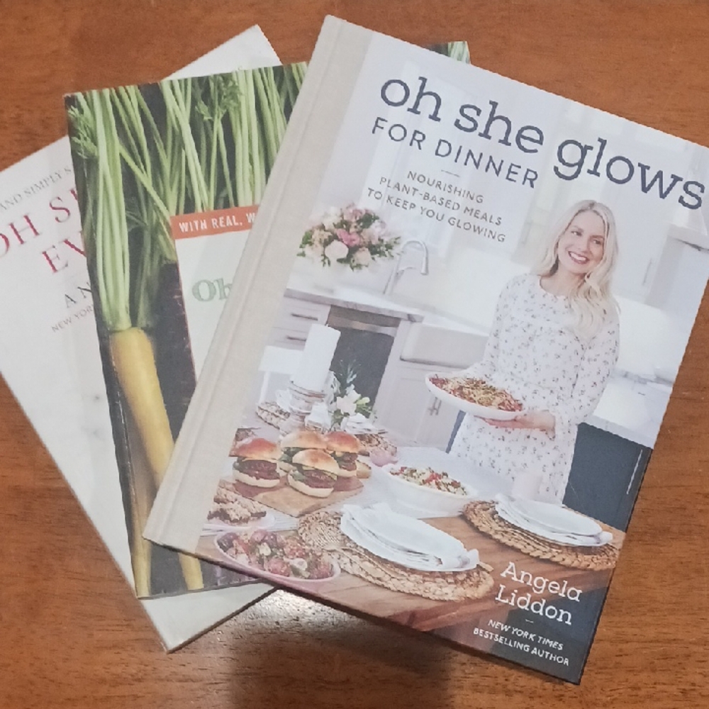Set of 3 Oh She Glows Cookbooks